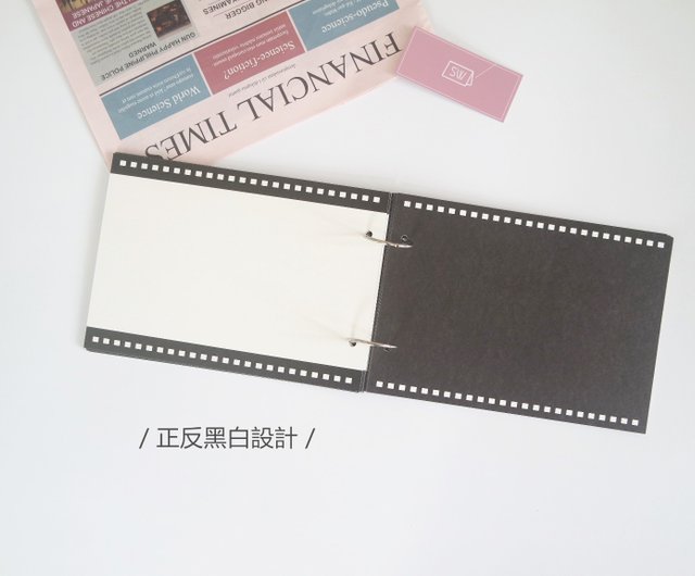 既製品/レトロカメラフィルムの形をした手作り本・ルーズリーフ