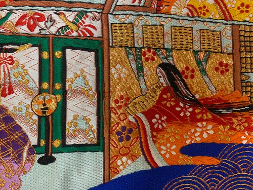 打掛　きものアート41　vintage fabric 縦405×横335mm きものアート41 vintage fabric | 雅-MIYABI-Online
