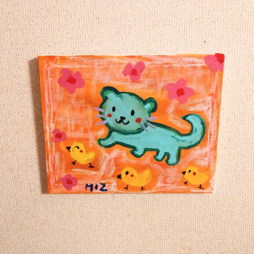 mizuna 原畫 一點物 ひよこと遊ぶ犬
