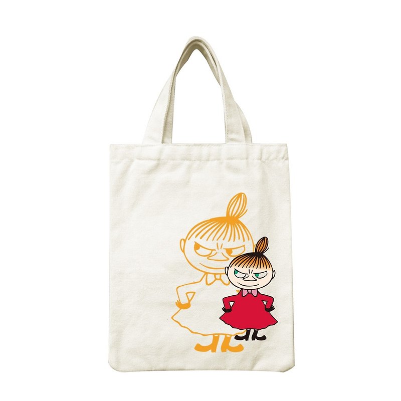 Moomin 噜噜 米 Authorization-Picnic Bag [Follow Bugs] - กระเป๋าถือ - ผ้าฝ้าย/ผ้าลินิน สีแดง