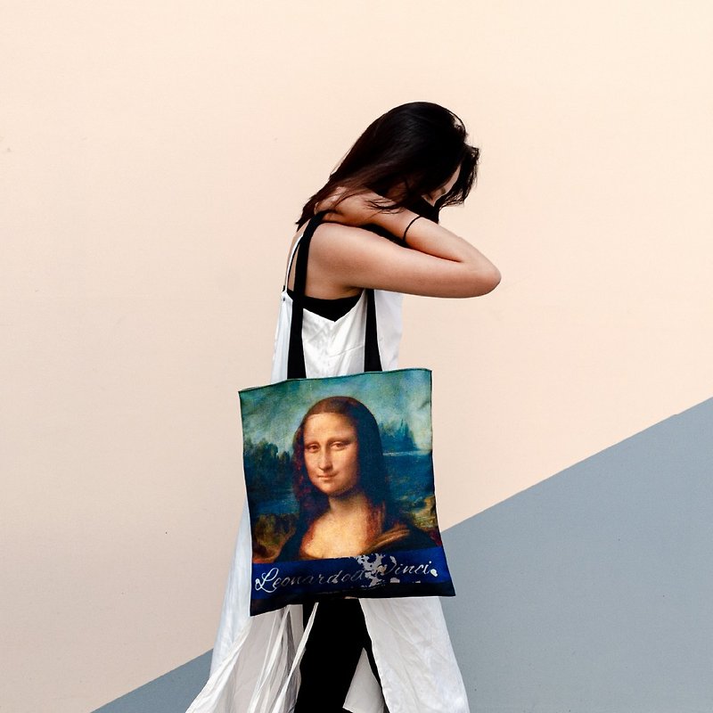 Renaissance Classic Backpack-Mona Lisa - กระเป๋าถือ - เส้นใยสังเคราะห์ หลากหลายสี