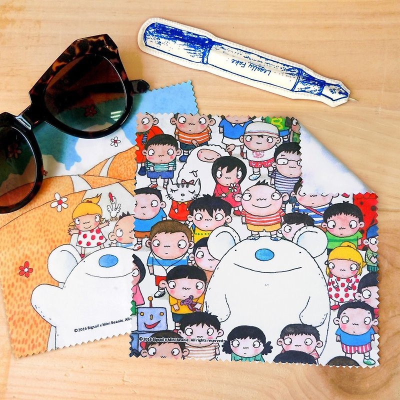 A-market big mud glasses cloth-02 big city small King, AMK-BSLC00102 - Eyeglass Cases & Cleaning Cloths - Polyester Multicolor