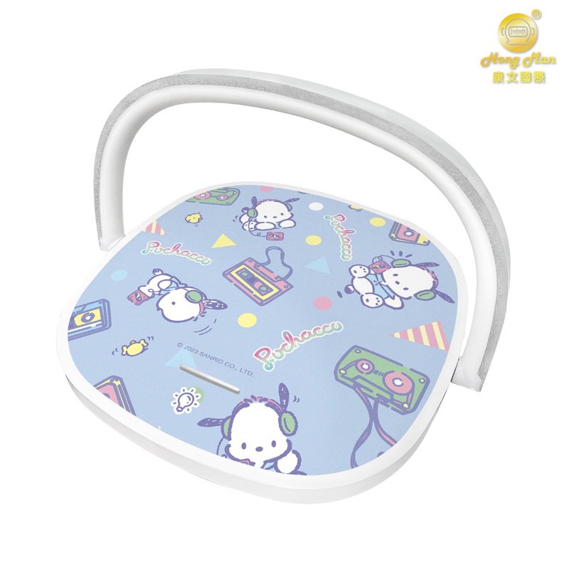 【Hong Man】Sanrio Night Light Wireless Charging Disk Colorful Party Pacha Dog - Chargers & Cables - Plastic Blue