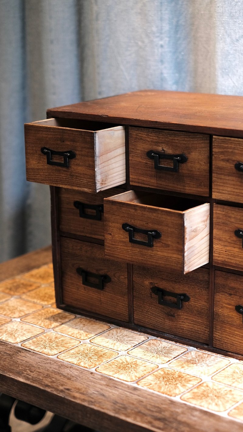 古董手工木作藥櫃 - 居家收納/收納盒/儲物盒 - 木頭 