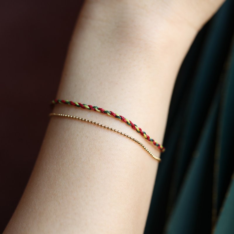 moorigin Braided Twist String - สร้อยข้อมือ - วัสดุอื่นๆ 