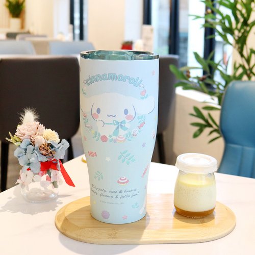 【Hello 生活館】 【Sanrio 三麗鷗】不鏽鋼真空酷樂杯 冰霸杯900ml-大耳狗
