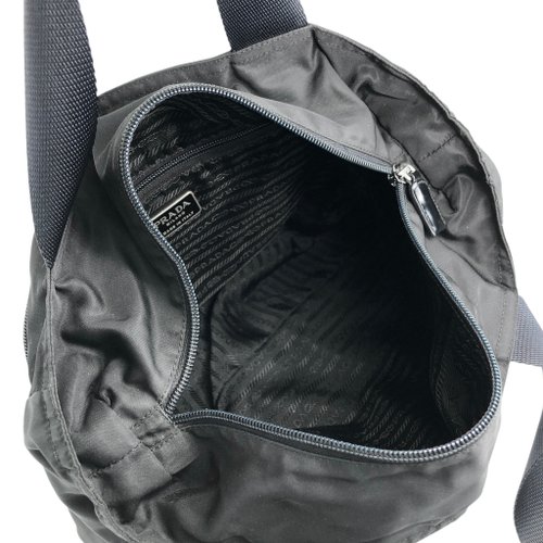 日本直送名牌中古包】PRADA プラダトートバッグブラック