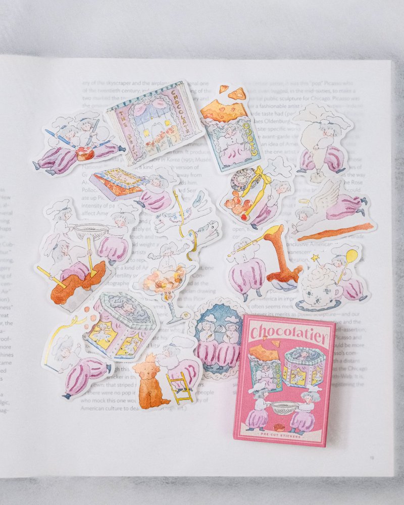 火柴盒系列貼紙 12-可可屋 - 貼紙 - 紙 