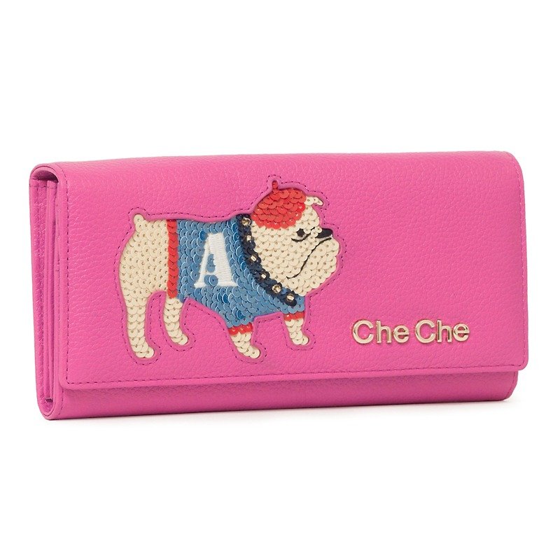 Cute Bulldog Leather Wallet - Wallets - Genuine Leather Multicolor