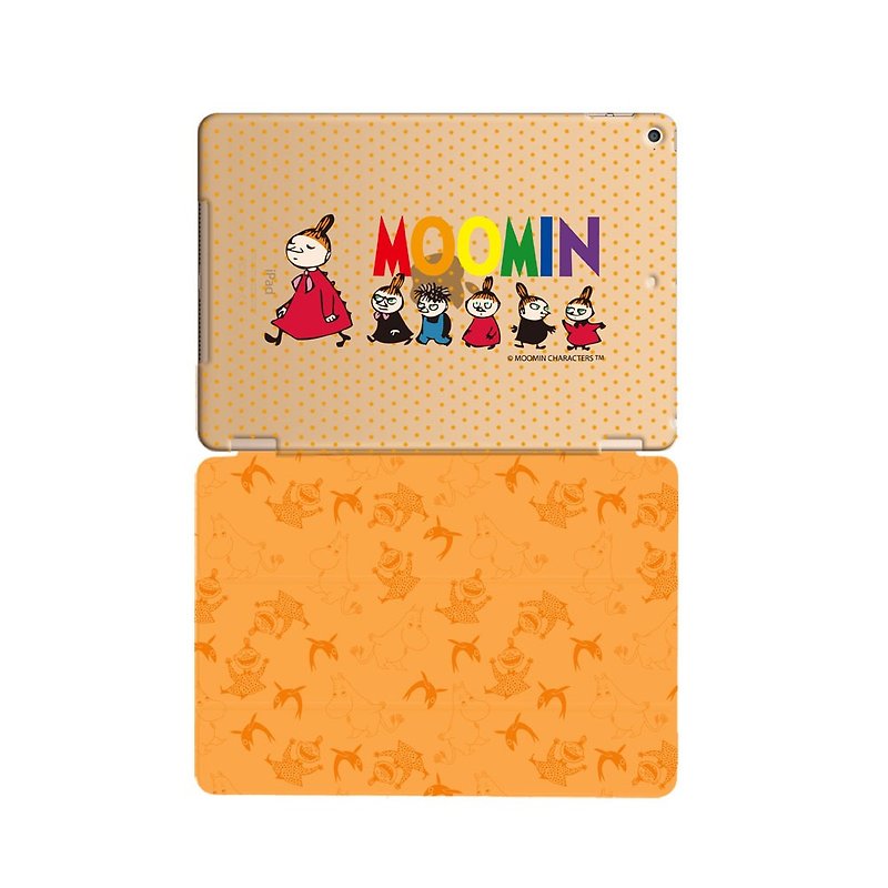 Moomin正版授權-iPad Mini水晶殼【小不點家族】 - 平板/電腦保護殼/保護貼 - 塑膠 橘色
