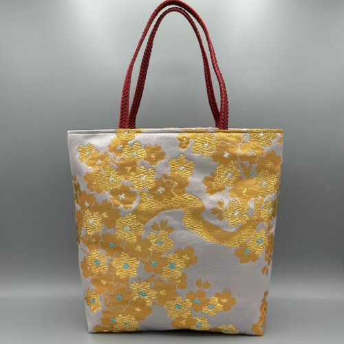 紫苑 帯リメイクバック 楽天市場】帯リメイク トートバッグ 横型 A4