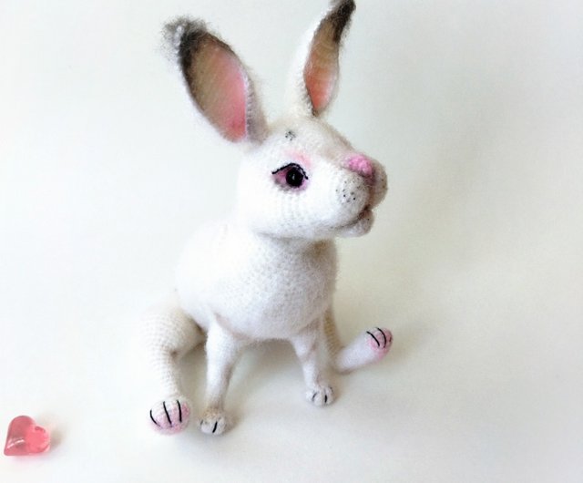 realistic rabbit soft toy