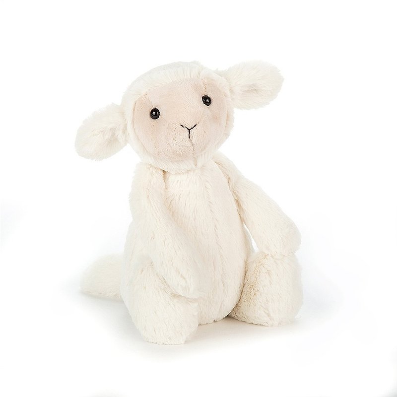 Bashful Lamb 31cm 羊咩咩 - 公仔模型 - 聚酯纖維 白色