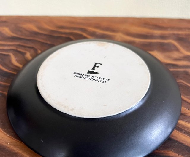 絶版 1987年代 フェリックス・ザ・キャット セラミック灰皿 - ショップ