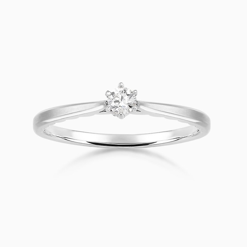 K gold ring Limerence loves natural diamond ring - แหวนทั่วไป - เครื่องประดับ หลากหลายสี