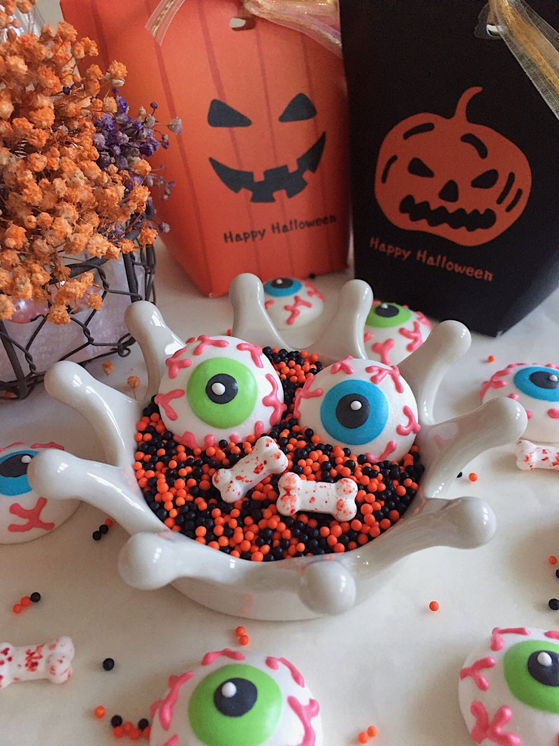 【MSM】Halloween Eyeball Marin Candy - Handmade Cookies - Fresh Ingredients White