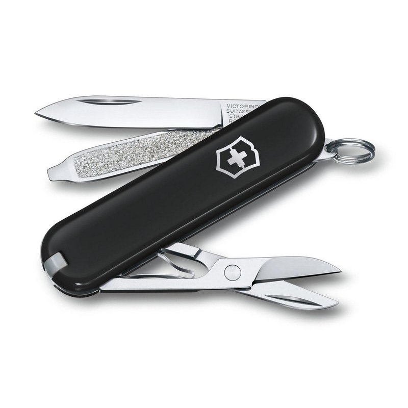 VICTORINOX 瑞士維氏 瑞士刀 7用 Dark Illusion 黑 0.6223.3G - 露營用品 - 不鏽鋼 黑色