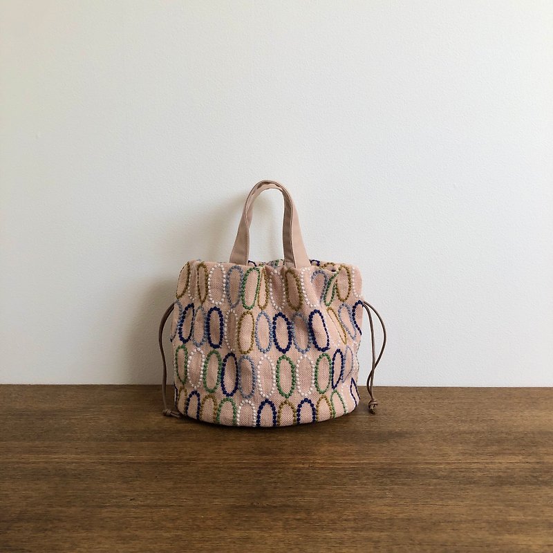 Airy Bag Mina Perhonen Tarte Handmade - Handbags & Totes - Cotton & Hemp Pink