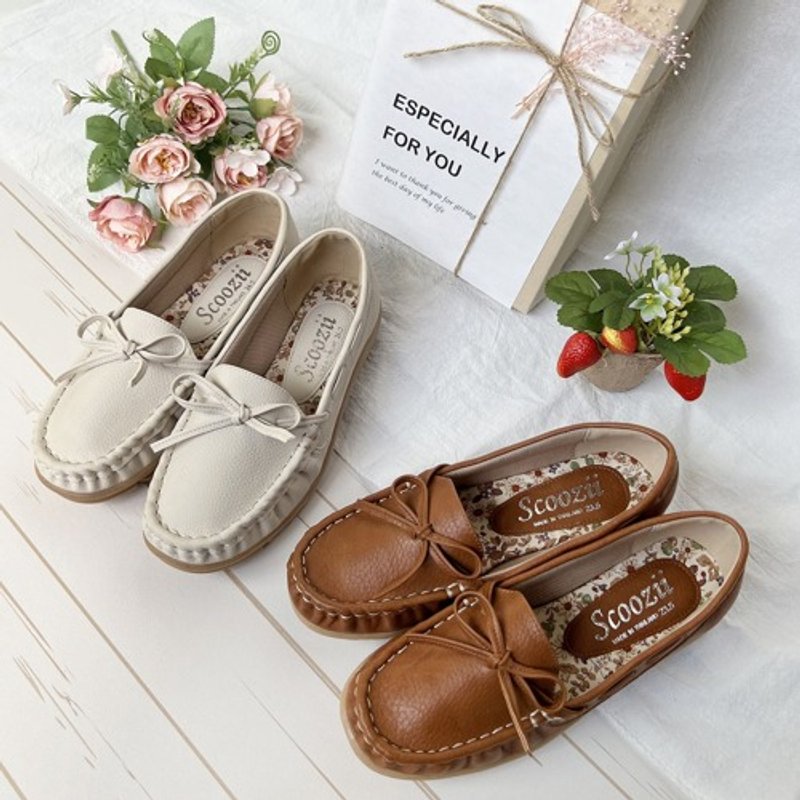 [Improved with soft material] Moccasin shoes for walking a lot Lightweight flower lover insole 1638 - Women's Casual Shoes - Other Materials 