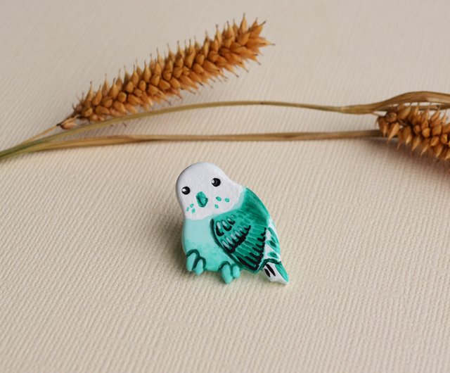 Budgie brooch clearance