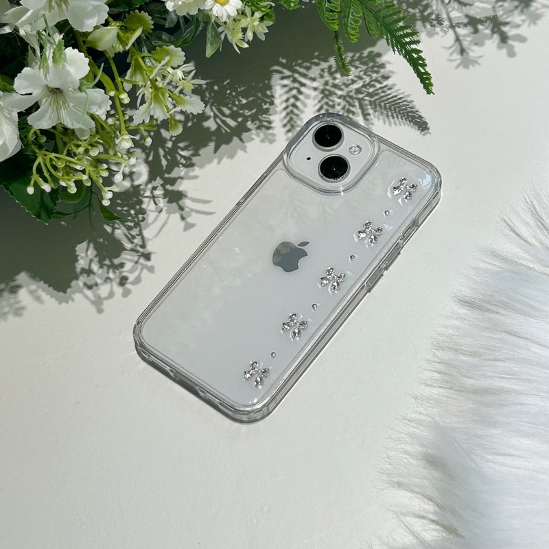 straight ribbon phone case - 手機殼/手機套 - 其他材質 