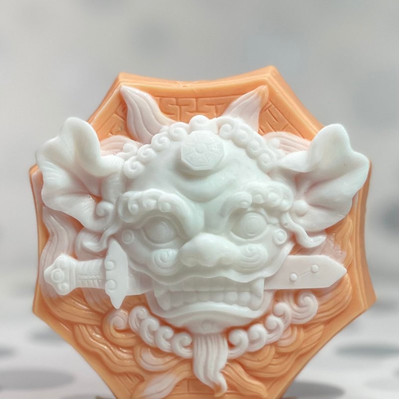 端午節 鎮宅平安八卦獅(獅咬劍) 平安皂 - 肥皂/手工皂 - 其他材質 紫色