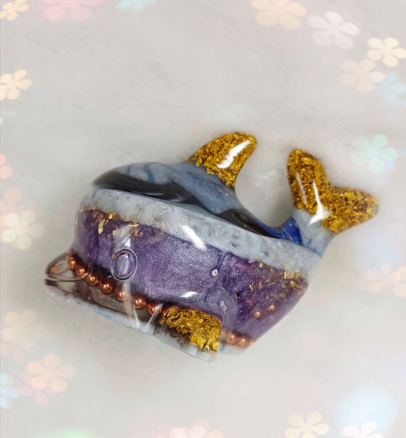 聰慧海豚奧剛orgonite - 擺飾/家飾品 - 貴金屬 