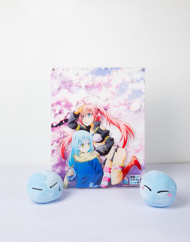 [Reincarnated Slime] Multi-layered 3D hanging painting (B cherry blossom style) - Posters - Paper Pink