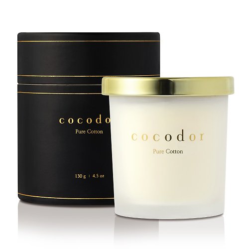 COCODOR 珂珂朵爾 cocodor-大豆蠟燭130g-純棉花香