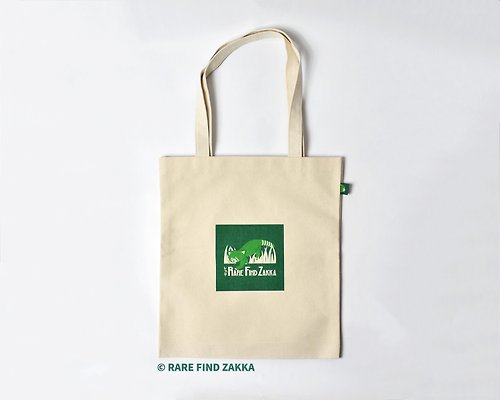 RARE FIND ZAKKA pinkoi store RFZ ORIGINALS 天然棉帆布手提袋