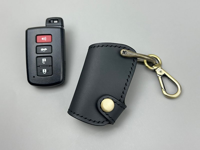 Toyota key leather case vegetable tanned leather - Keychains - Genuine Leather 