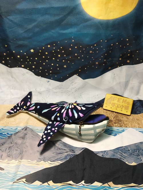 海の生き物バッグシリーズ～日本製コットン～手作り海上花火