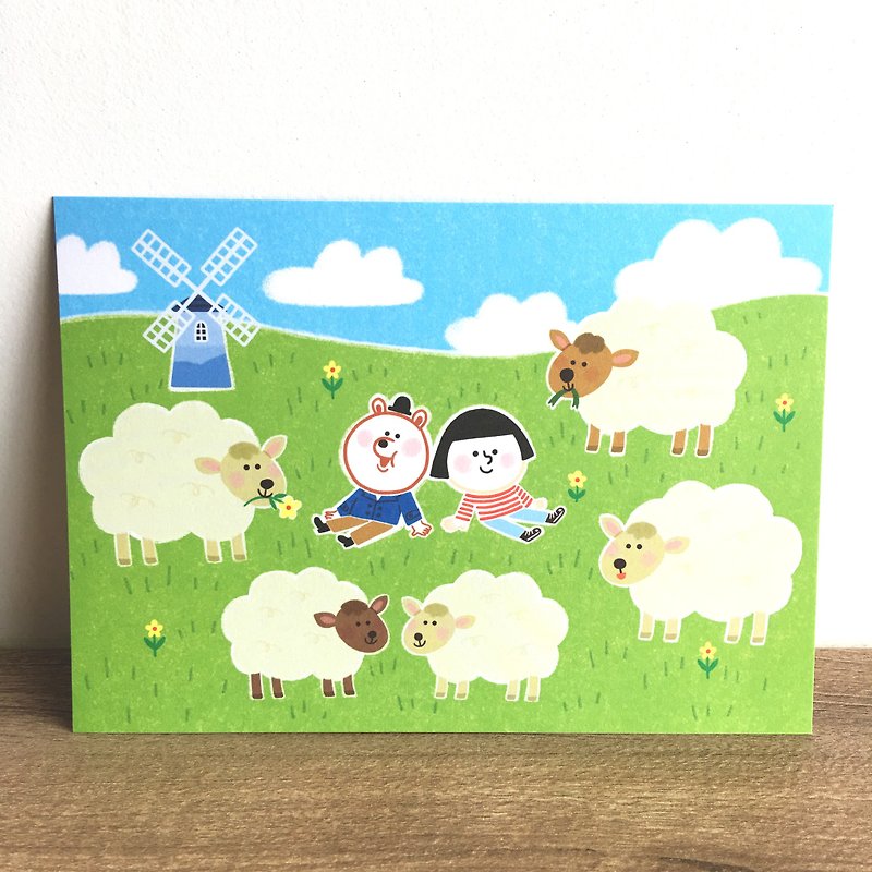 FIFI Postcard - Cingjing Sheep Baa - Cards & Postcards - Paper Multicolor