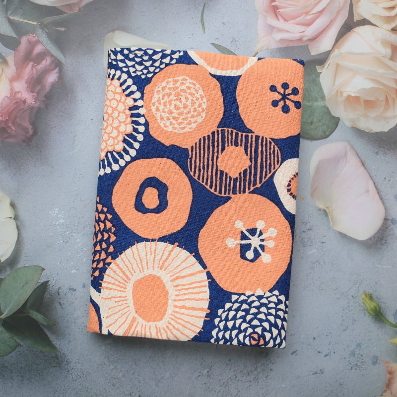 [Midsummer-Tangerine] Book Yi Cloth Book Yi Adjustable Book Yi A5 A6 B6 20K 16K - ปกหนังสือ - ผ้าฝ้าย/ผ้าลินิน ขาว