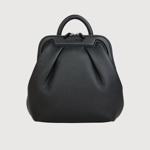BRAUN BUFFEL 德國小金牛 【免費贈送送禮提袋】安娜格-C系列 後揹包-黑色/BF859-71-BK