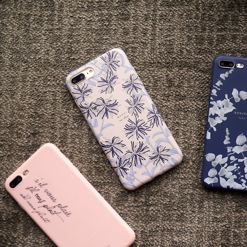 Khaki chrysanthemum phone case - Phone Cases - Other Materials Khaki
