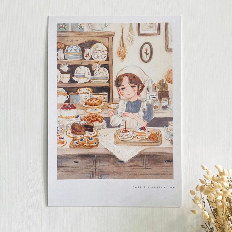 Print of Homemade Cake Shop - Cards & Postcards - Paper Khaki