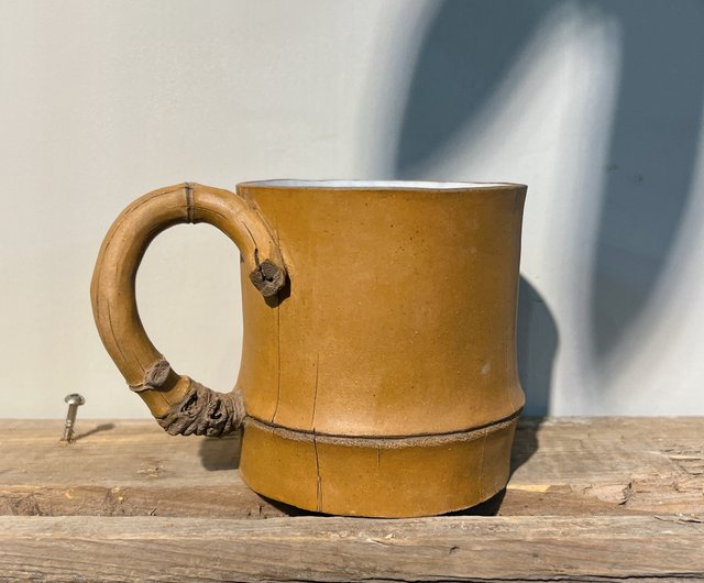 セラミック模造竹マグカップ - ショップ Feng TeaPottery