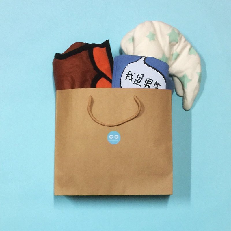 CLARECHEN baby boy limited new year blessing bag _boy - Baby Gift Sets - Cotton & Hemp Blue