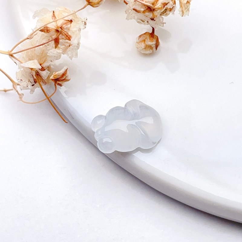 高冰翡翠小金魚| 戒面 | 裸石 | 天然緬甸玉翡翠A貨 - 金工/飾品 - 玉石 透明