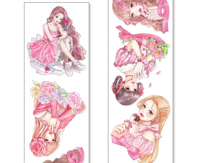 design tape pink (10cm) - Shop o1004 Stickers - Pinkoi