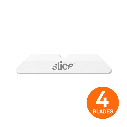 ALLEX 林刃物 & Slice 陶瓷安全切刀 【Slice】迷你陶瓷替刃 -圓 -4入組