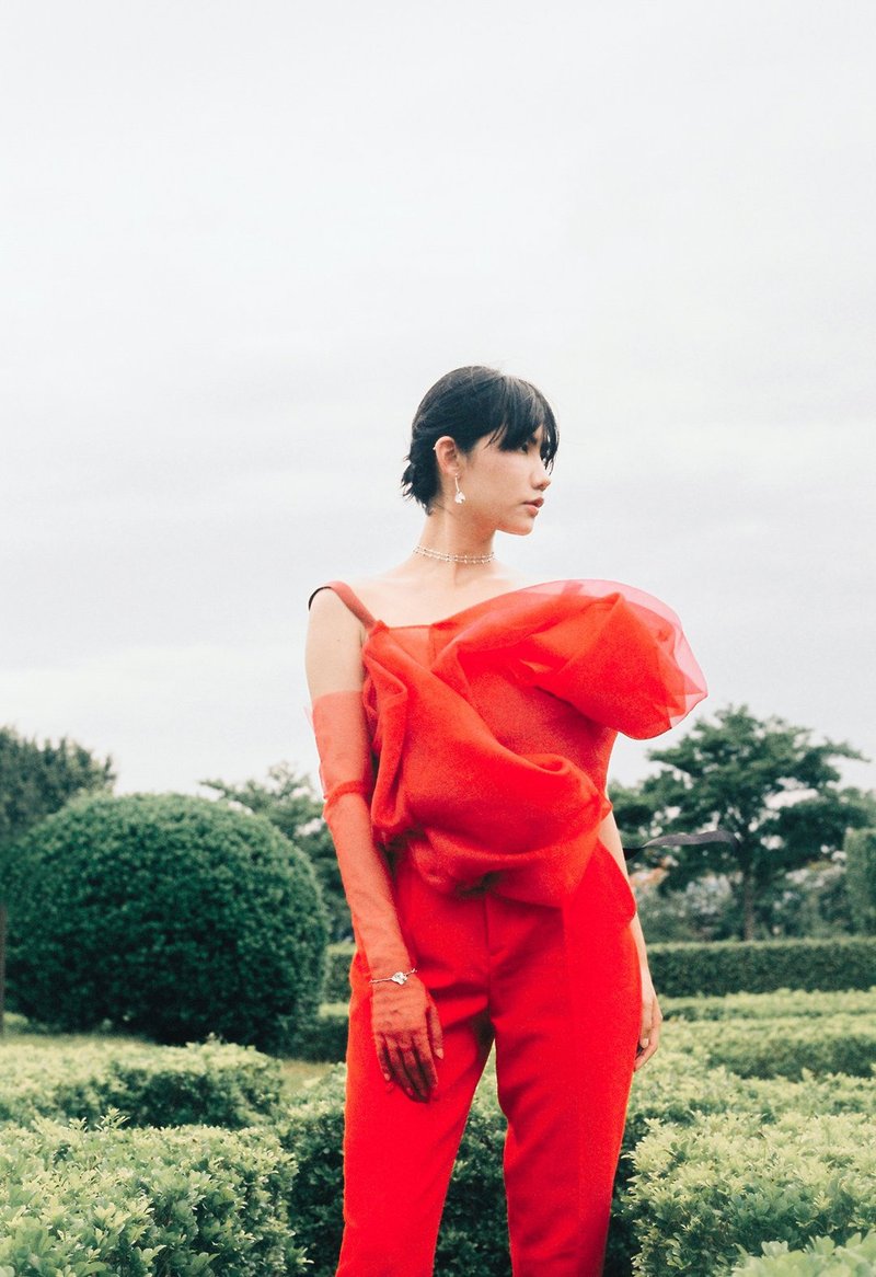 Growing Pain 系列 玫瑰葉荊棘手鏈 銀鈀金 - 手鍊/手環 - 銅/黃銅 銀色