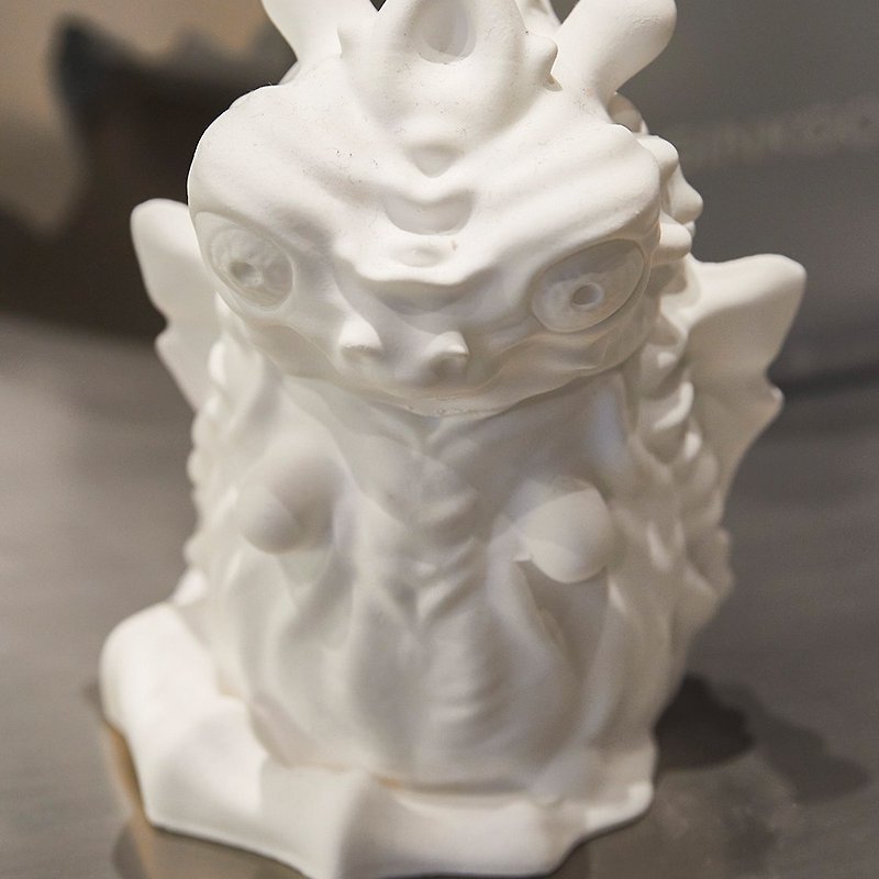 GINKGO ceramic dragon diffuser - น้ำหอม - เครื่องลายคราม ขาว