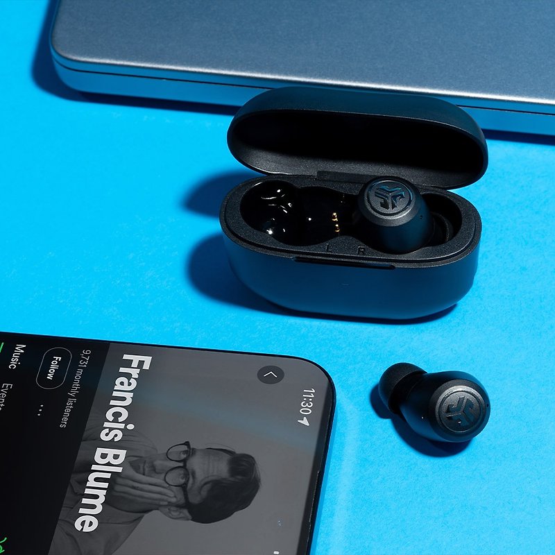 【JLab】JBuds ANC 3 true wireless Bluetooth headphones - หูฟัง - โลหะ สีดำ