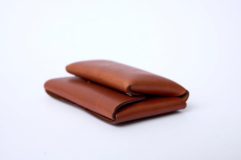 Handmade Course CLOUD Coin Purse|Wallet|Leather|Genuine Leather|Gift - Leather Goods - Genuine Leather 