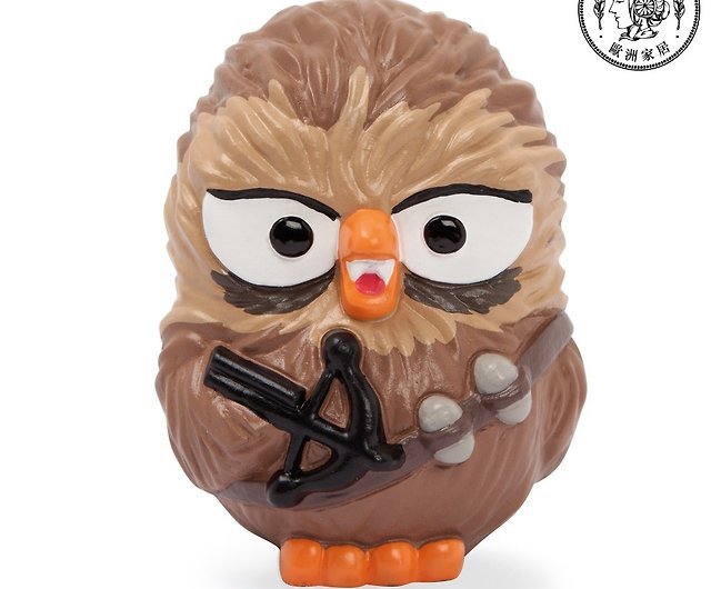 Italy EGAN- GOOFI Owl Pottery Series Chewbacca