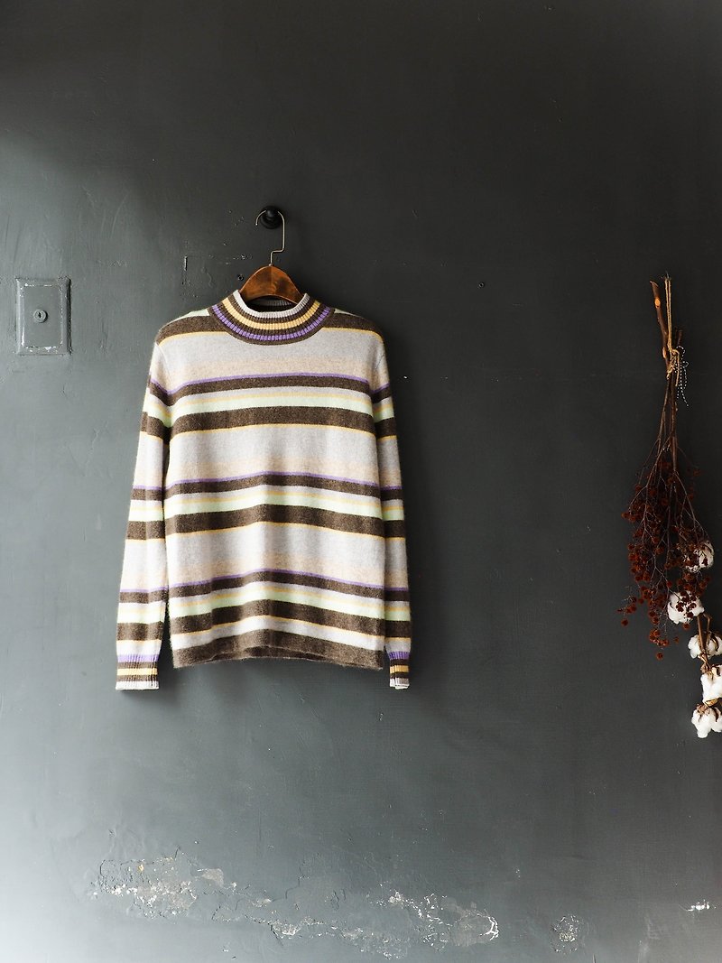 River water - Aichi Eiko soft love winter antique cashmere coat cashmere vintage oversize - Women's Sweaters - Wool Multicolor