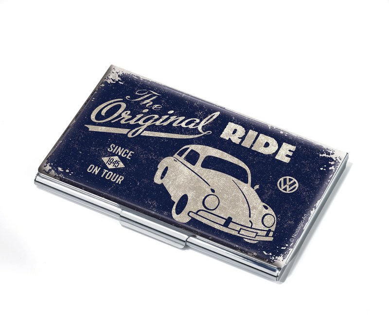 【畢業禮物】VW 金龜車金屬名片盒 - 名片夾/名片盒 - 其他金屬 多色