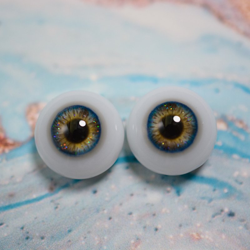 (Instock) bjd eyes 14,16 mm - Stuffed Dolls & Figurines - Resin Blue